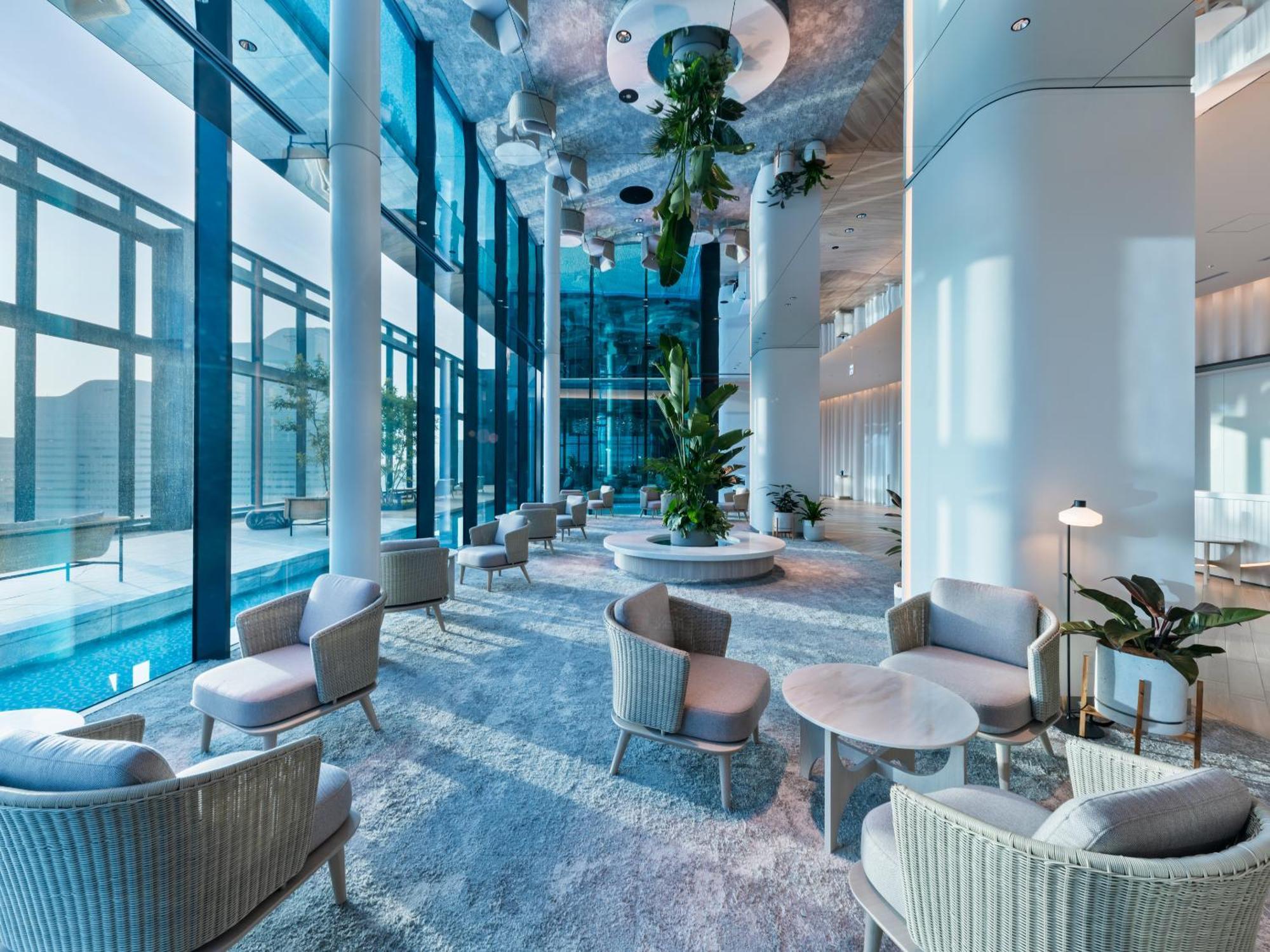 Mitsui Garden Hotel Yokohama Minatomirai Premier Εξωτερικό φωτογραφία The lobby of the hotel